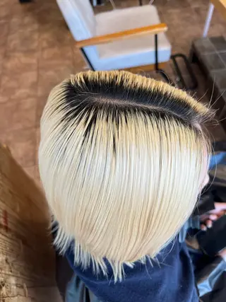 ミディアム カラー 北村 優斗のヘアスタイル
