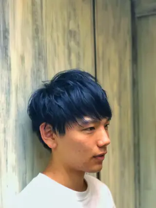 ショート カラー ヘアアレンジ メンズ ALLEN hair 京橋店のヘアスタイル