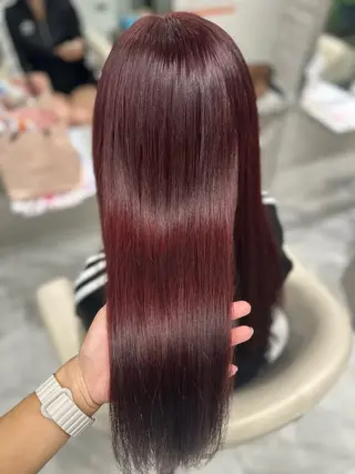 ロング カラー LeeHorie miuのヘアスタイル