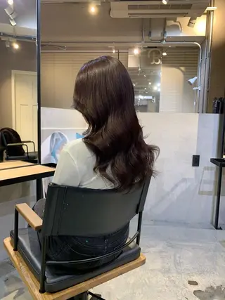 ロング カラー 全国No.1歴あり HINATA🥇のヘアスタイル