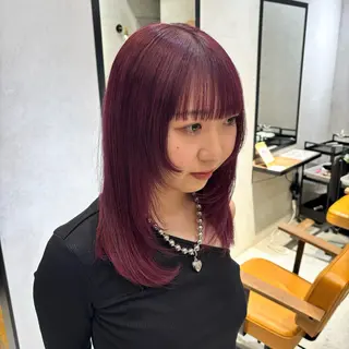 ミディアム Natsuki/韓国 ボブ/レイヤーカットのヘアスタイル