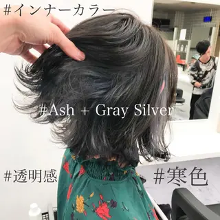 ショート カラー ヘアアレンジ TONE所属・透明感カラー/ 韓国ヘア/縮毛矯正のヘアスタイル