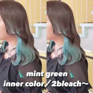 カラー 渋谷:インナーカラー ／🍒エリカ🍒のヘアスタイル