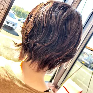 ショート パーマ 松永 果菜のヘアスタイル