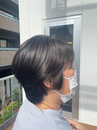ショート カラー emusalon前橋川原店所属・松井 悠希のヘアスタイル