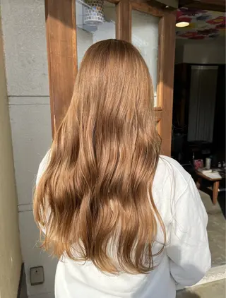 ロング カラー 🫧ベージュカラー× レイヤー🫧HARUのヘアスタイル