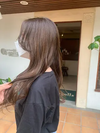 ロング カラー ヘアアレンジ 中津/柔らかカラー/ ナガオ　イズミのヘアスタイル