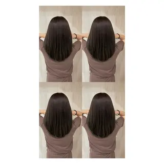 セミロング カラー 髪質改善/縮毛矯正/ 韓国ヘア/店長敦士のヘアスタイル