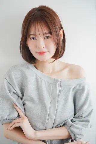 ショート 透明感カラー/ボブ/ 瀬島せりかのヘアスタイル