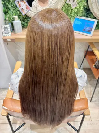 ロング カラー 横浜/縮毛矯正/カラ ー/おとは🧡のヘアスタイル