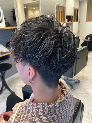 パーマ メンズ メンズ特化/パーマ/ フェードWATARUのヘアスタイル