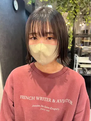 ミディアム カラー ヘアアレンジ IVY joure Suzu.のヘアスタイル
