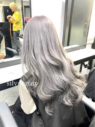 セミロング カラー エクステ🩵ブリーチ 韓国ヘア🩵KAEのヘアスタイル