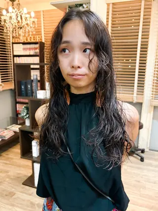 ロング パーマ Miyamoto Yasuchikaのヘアスタイル