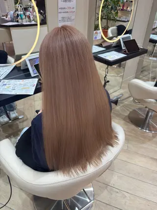 カラー 🎀推し活カラー/ ピンクカラー/のののヘアスタイル