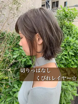 ミディアム カラー 大人かわいい💍🤍 ボブ/ショートボブのヘアスタイル