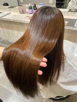 ロング 柔らかい縮毛矯正/ ボブ/北林のヘアスタイル