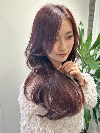 ロング 中井 湖羽のヘアスタイル
