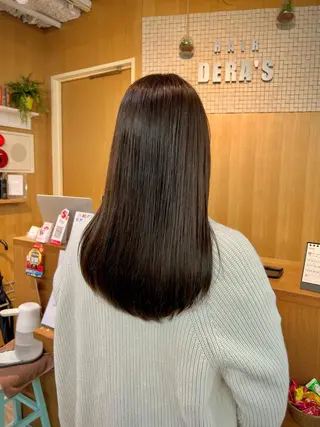 セミロング カラー 透明感カラー/ イルミナカラーヒロキのヘアスタイル