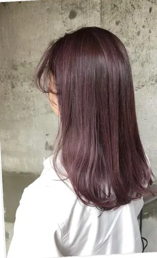 セミロング カラー STAGE R.eco 江坂所属・amelie 犬塚心　江坂のヘアスタイル