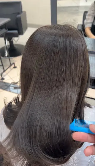 ロング レイヤー×ツヤカラー 渋谷/kougaのヘアスタイル