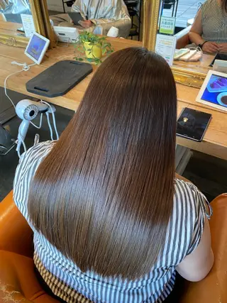 セミロング カラー 癖毛&ダメージ改善 カット/soyaのヘアスタイル