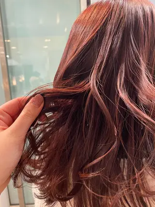 セミロング カラー 🩰 艶髪美髪 shiori🫧のヘアスタイル