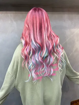 ロング tnbtokyo所属・お悩み解決❗️渋谷 シールエクステ専門のヘアスタイル