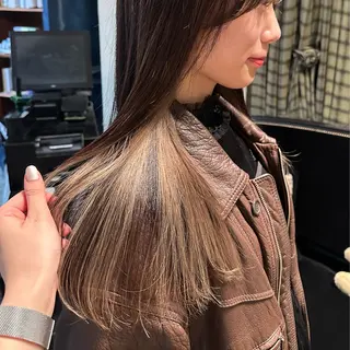 ロング カラー もりやま りりかのヘアスタイル