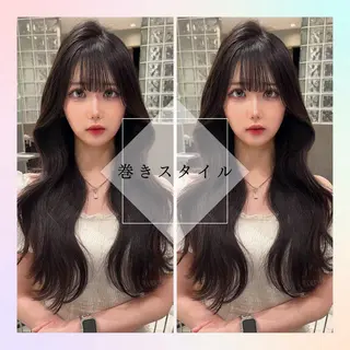 ロング 🥇KEN /レイヤー/艶カラーのヘアスタイル