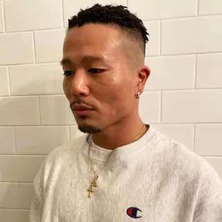 ショート カラー パーマ ヘアアレンジ メンズ キッズ ネイル マツエク・マツパ 中元 淳のヘアスタイル