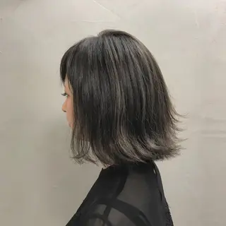 ミディアム カラー 髪質改善/縮毛矯正 ボブ/Ryuseiのヘアスタイル
