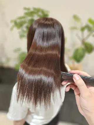 セミロング カラー 【髪質改善美容師】t occa茨木篠原健太のヘアスタイル