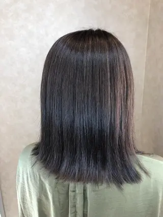ミディアム カワサキ ヒナコのヘアスタイル