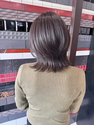 ミディアム カラー ショート×ブリーチ 🪞問屋町/yujiのヘアスタイル