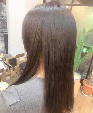 セミロング カラー SHIAN橋本店 おぐちまほのヘアスタイル