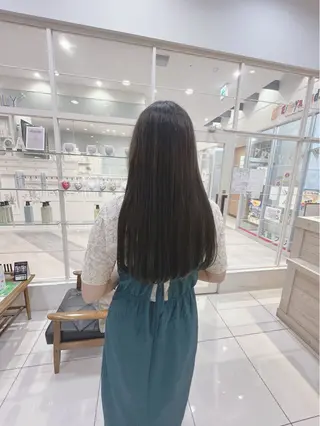 ロング カラー ヘアアレンジ 裾カラー/Aya🥀のヘアスタイル
