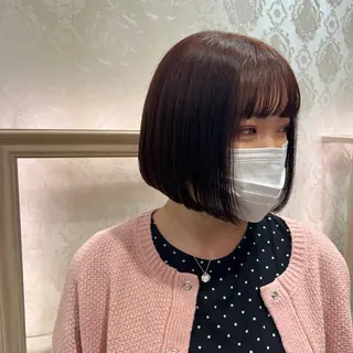 ショート SALOWIN川崎WEST店所属・🌷川崎/アレンジ/ 暖色ボブ/コトネ🌷のヘアスタイル
