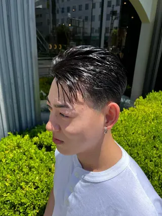 ショート メンズ &CREW スタッフのヘアスタイル