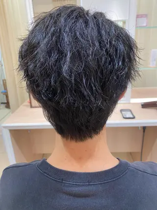 パーマ メンズ 🩵波巻き/ツイスパ HARU💎のヘアスタイル