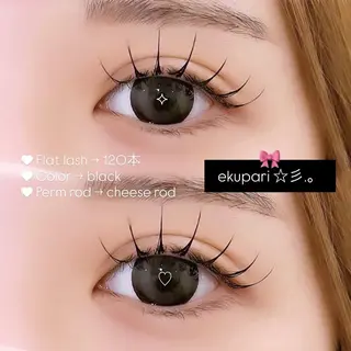 マツエク・マツパ LuXiel Ricoのマツエク・マツパデザイン