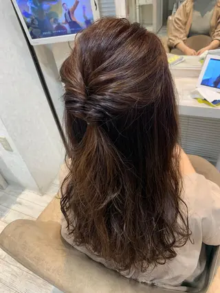 ロング カラー if所属・大崎if ほりはるかのヘアスタイル