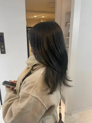セミロング カラー HARUKA韓国ヘア /Luana梅田のヘアスタイル