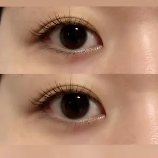 マツエク・マツパ 似合わせカット暖色 カラーhiyonaのヘアスタイル