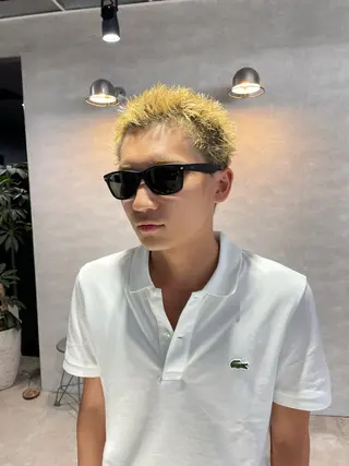 カラー メンズ パーマ特化 まなるのヘアスタイル