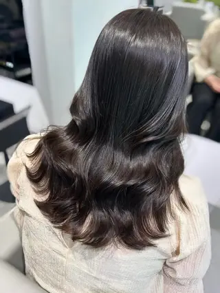 セミロング 銀座/髪質改善/韓国 カラー🍓原田侑依のヘアスタイル