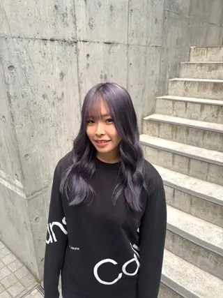 カラー 外国人風ヘア ×18歳美容師ルイヤのヘアスタイル