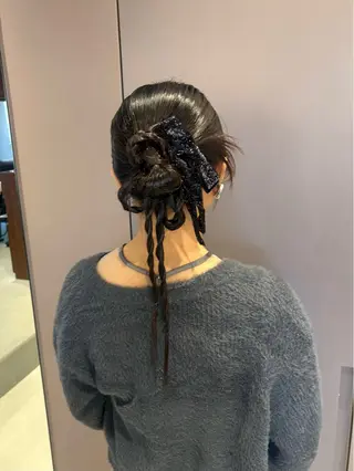 ロング 韓国/透明感カラー さなのヘアスタイル