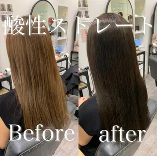 セミロング 【酸性ストレート】 宮下和明のヘアスタイル