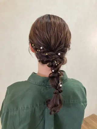 ロング Aguhair Nino所属・【透明感カラー🫧】 野本里奈のヘアスタイル